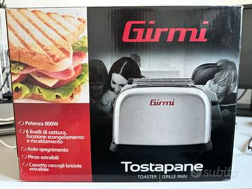 Tostapane Girmi 800W TP55A con scatola originale