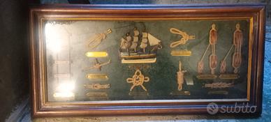 vecchio quadro con nodi militari 