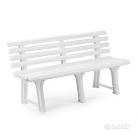 panca di plastica per giardino