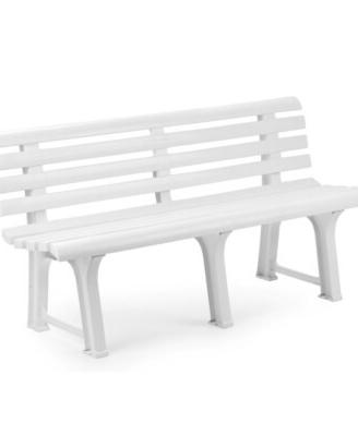 panca di plastica per giardino