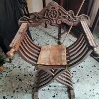 Sedia vintage da restaurare