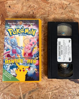 Pokémon Il Film Mewtwo Contro Mew VHS Italiana