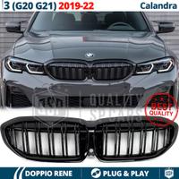 GRIGLIA Doppio Rene per BMW Serie 3 G20 G21 Nera