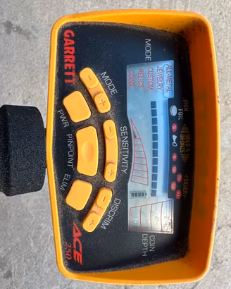 Metal detector garrett ace 250 + accessori
