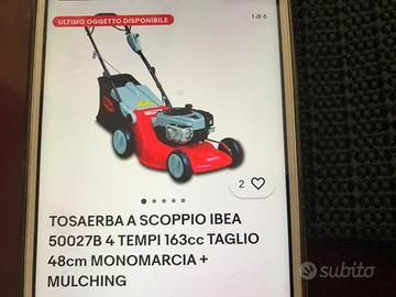 Tosaerba a scoppio