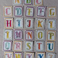 Set figurine Lovely Doll alfabeto completo vintage