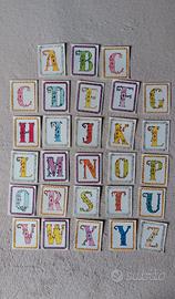 Set figurine Lovely Doll alfabeto completo vintage