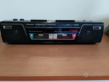 Stereo vintage Panasonic rx-fw18l doppie cassette 