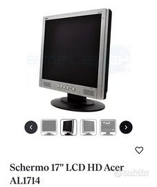 Schermo PC 17" LCD HD Acer AL1714

