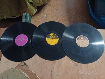 3 dischi 78 giri