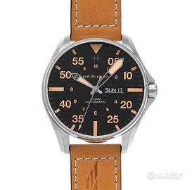 Hamilton day date khaki aviation