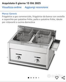friggitrice a gas da banco