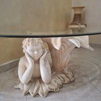 Tavolo ovale in cristallo temperato