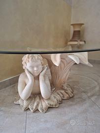 Tavolo ovale in cristallo temperato