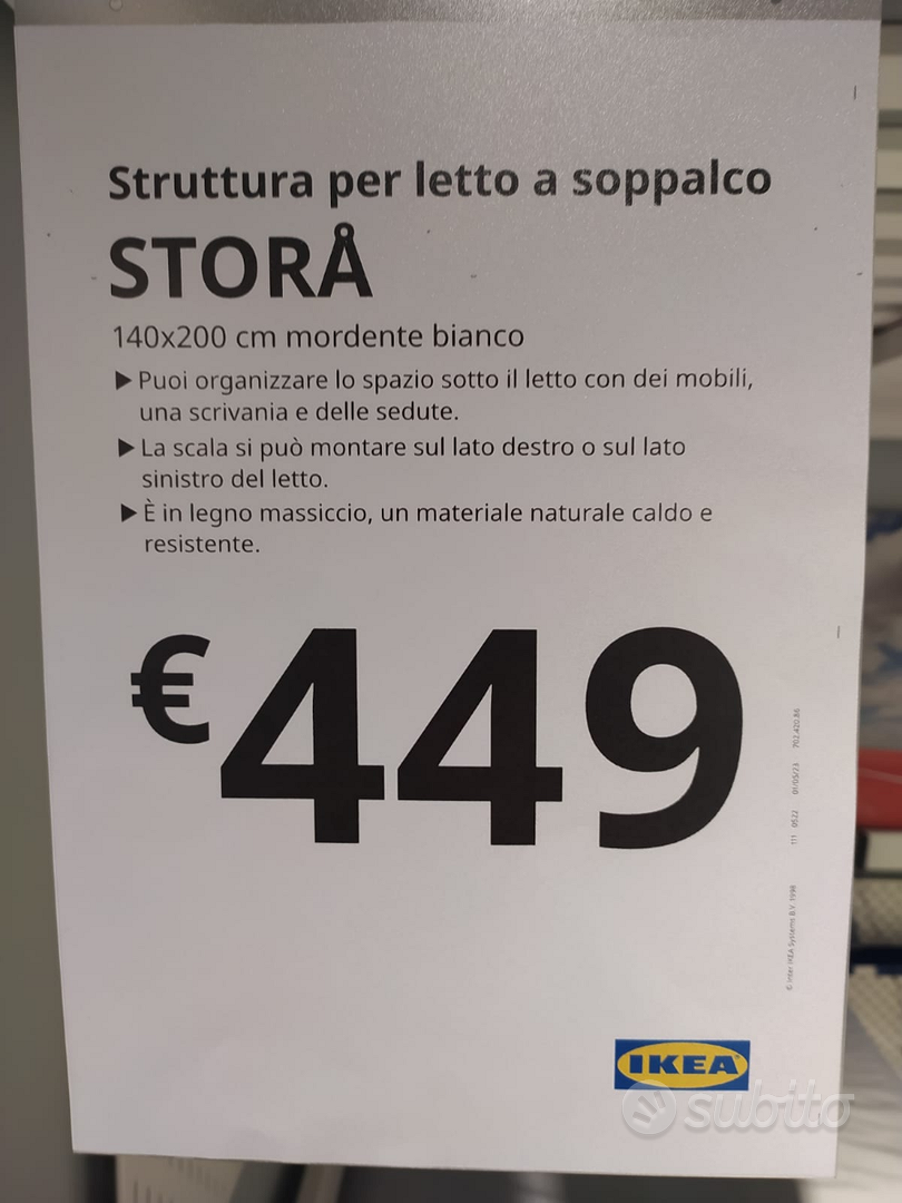 Stora struttura letto a soppalco - Arredamento e Casalinghi In vendita a  Forlì-Cesena