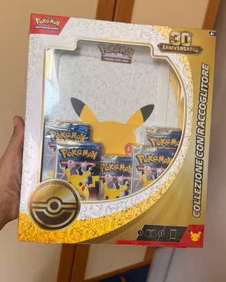 Raccoglitore 30º anniversario pokemon sigilato