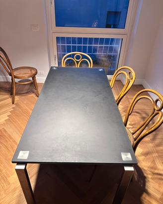 Tavolo Cassina 1=2 Jean Nouvel - cristallo nero