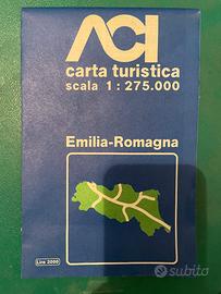 Aci - Carta turistica Emilia Romagna 1980