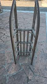 antica slitta in legno anni 30