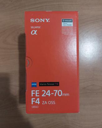 Obiettivo SONY FE 24-70mm F4 ZA OSS e-mount