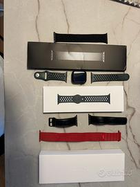 Apple watch 9 45 mm Midnightblu + 3 cinturini orig