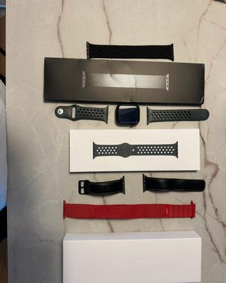 Apple watch 9 45 mm Midnightblu + 3 cinturini orig