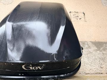 Box portatutto auto con sbarre railing