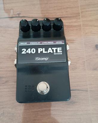 DigiTech iStomp 240 Plate Reverb + scatola