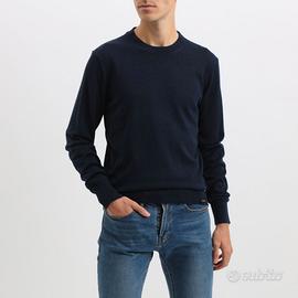 pullover uomo uomo navy john richmond 100% lana