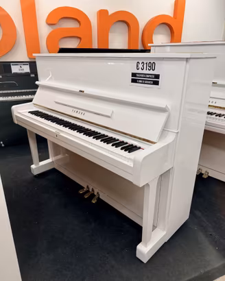 PIANOFORTE VERTICALE YAMAHA MOD. U1 BIANCO LUCIDO