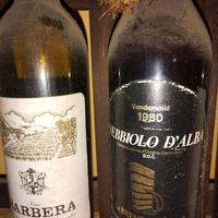 Vino rosso vendemmia 1973 e 1980