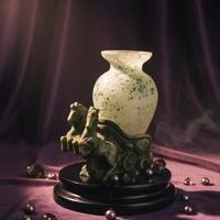 Bomboniera vintage rara in pietra e vetro