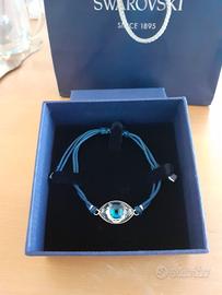 BRACCIALE SWAROVSKI EVIL EYE POWER originale BLU