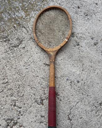 MAXIMA "ALBA" ANNI '30 - RACCHETTA TENNIS LEGNO -