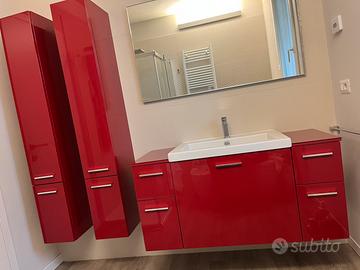 Mobile lavabo e 2 colonne / arredo bagno