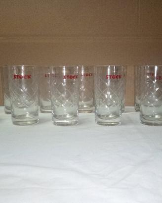 Bicchieri Liquore Stock 12 mai usati 
