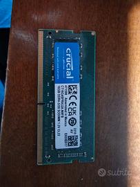Sodimm Crucial ddr4 16gb 3200 Mhz