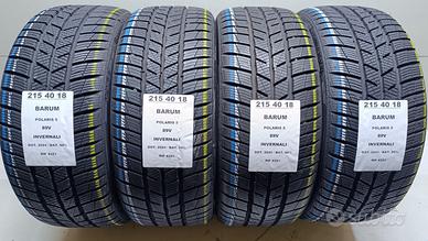 4 GOMME 215 40 18 BARUM 2024 INV RIF4321