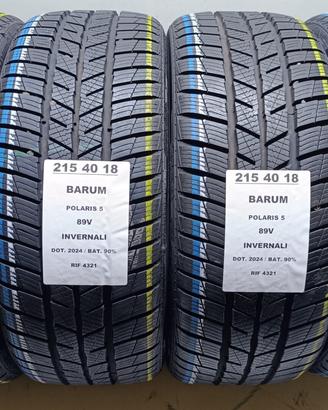 4 GOMME 215 40 18 BARUM 2024 INV RIF4321