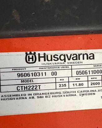 Trattorino tosaerba husqvarna