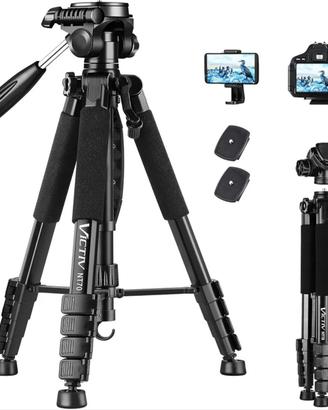 Treppiede Fotocamera e Smartphone VICTIV 185cm