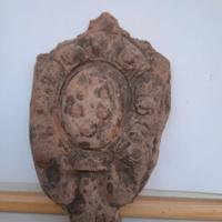 Stemma Anni 1950 in cotto Impruneta