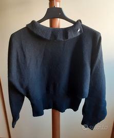 maglione nero donna 