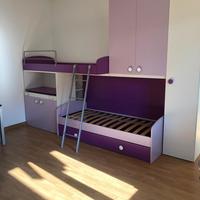Cameretta bambina con 2 letti