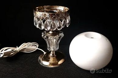 Lampada da tavolo luxury vintage con cristalli