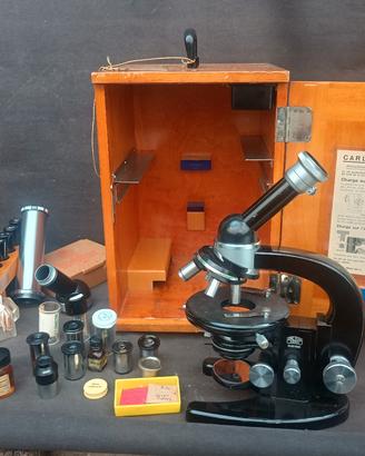 microscopio vintage Zeiss Iena