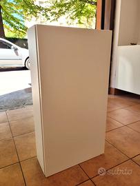 Pensile bianco con 1 anta e 2 ripiani