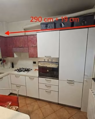 cucina componibile completa di elettrodomestici