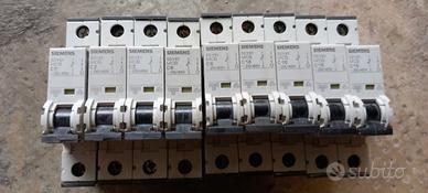 9 magnetotermici siemens unipolari