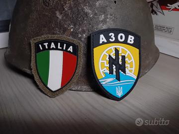 Patch Guerra Ucraina Azov e Esercito Italiano - Collezionismo In